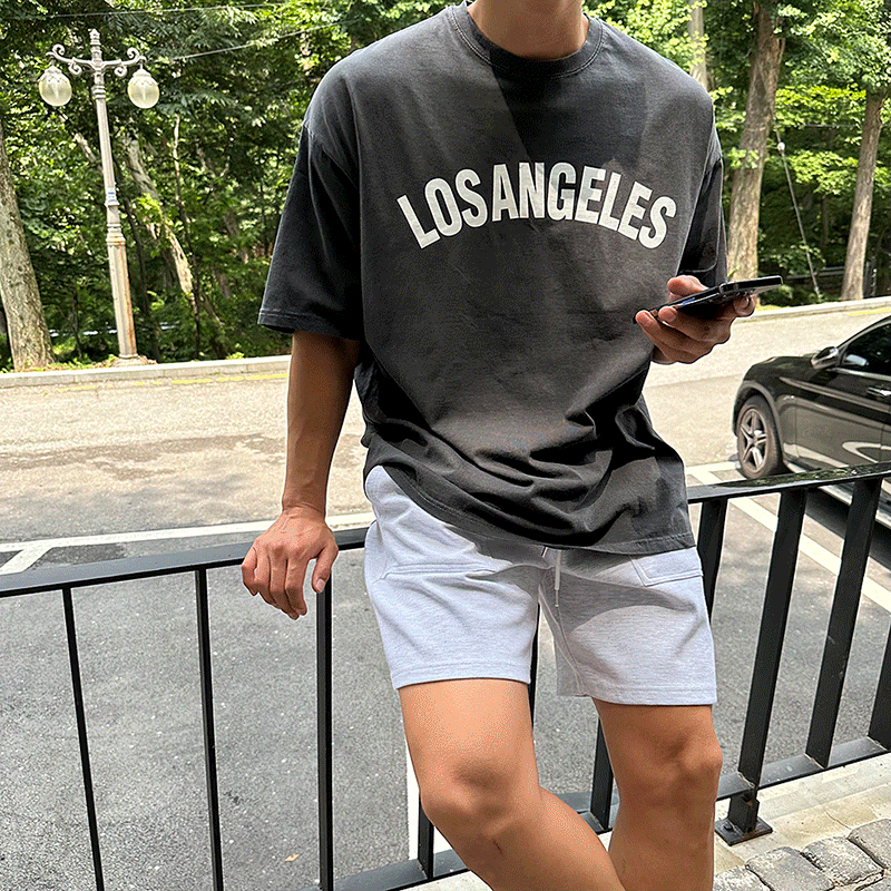 LOS 피그먼트 반팔 티셔츠